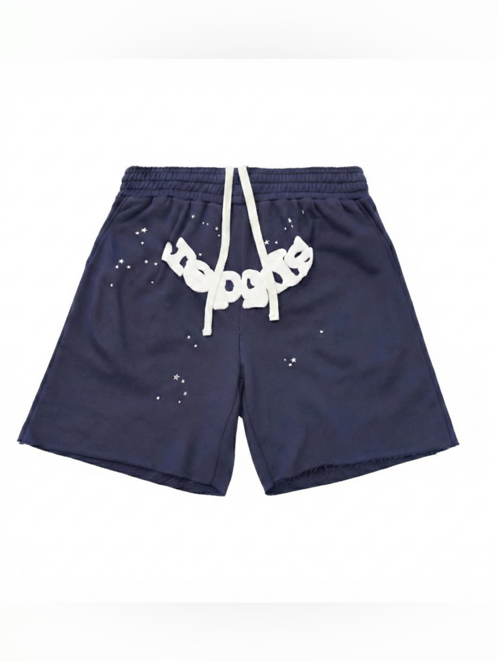 SP5DER OG Web Logo Sweat Shorts - Navy